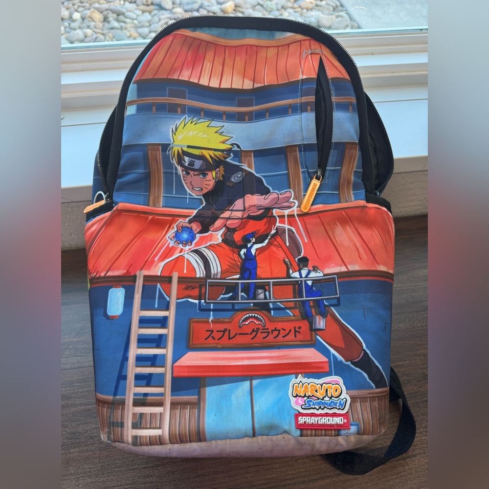 Naruto Shippuden Limited Edition Sprayground Backpack GUC